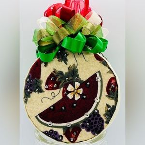 Watermelon No-Sew Ornament
